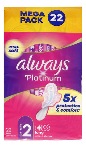 ALWAYS PLATINUM MAANDVERBANDEN 16PCS MAAT 3 LONG PLUS BIG PACK