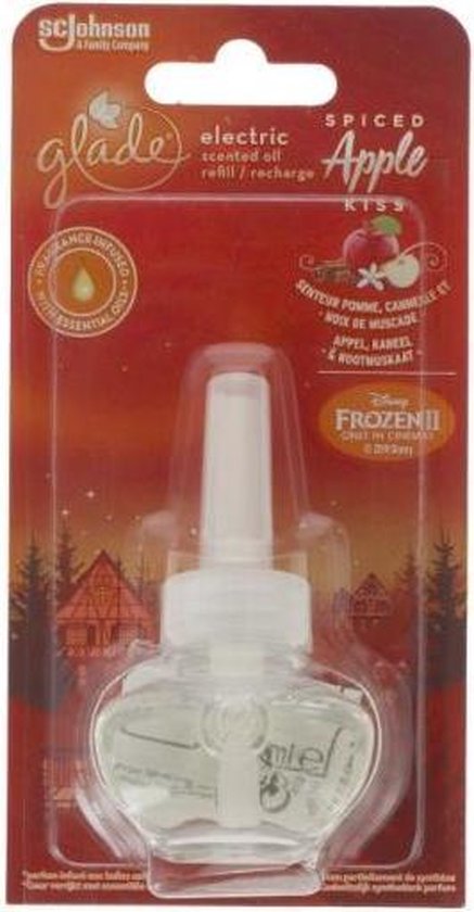 GLADE LUCHTVERFRISSER 20ML REFILL SPICED APPLE KISS APPEL KANEEL & NOOTM.