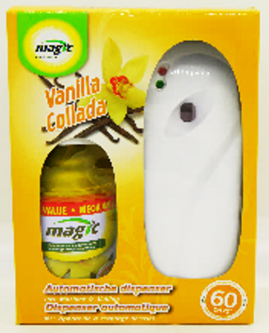 MAGIC ONTGEURAPPARAAT + LUCHTVERFRISSER 300 ML  VANILLE