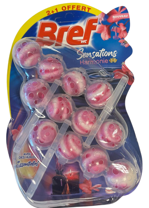 BREF WC HANGER SENSATIONS HARMONIE 3X50GR