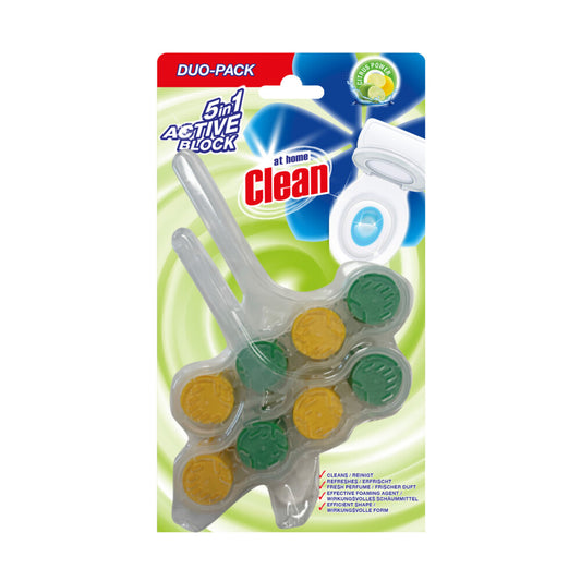 AT HOME CLEAN TOILETBLOK CITRUS 2X45GR