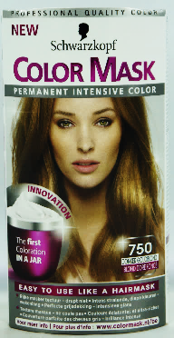 SCHWARZKOPF COLOR MASK HAARKLEURING 750 DONKER GOUDBLOND