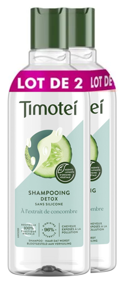 TIMOTEI SHAMPOO DETOX CONCOMBRE 2X300ML