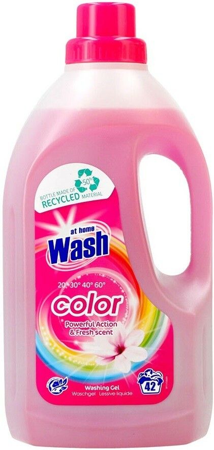 AT HOME WASH VLOEIBAAR WASMIDDEL 42SC 1,5L COLOR