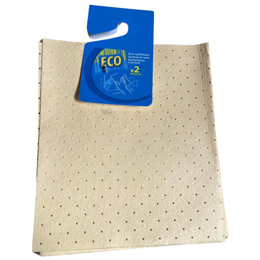 NICOLS ECO SYNTHETISCH ZEEMVEL PERFO SHAMMY 40 X 35 CM X 2