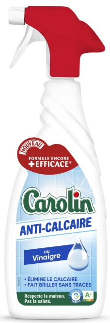 CAROLIN SPRAY ANTI CALCAIRE VINAIGRE 650ML