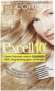 L'OREAL EXCELL 10' CREME-KLEURING 9,13 AS GOUDBLOND 160ML