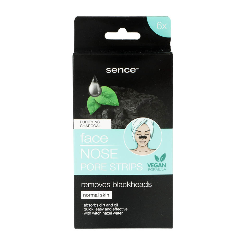 SENCE GEZICHT- EN NEUSSTRIPS 6ST  VEGAN FORMULE