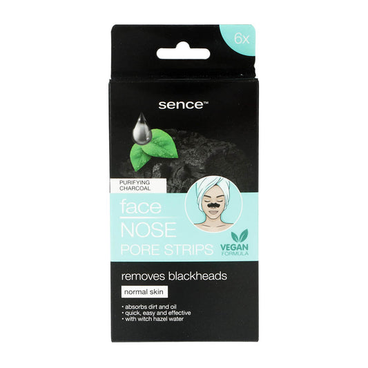 SENCE GEZICHT- EN NEUSSTRIPS 6ST  VEGAN FORMULE