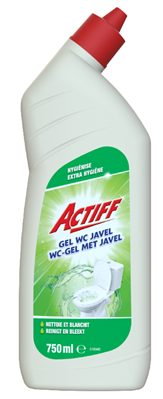 ACTIFF WC GEL MET JAVEL 750ML