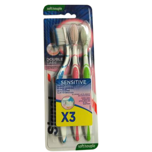 SIGNAL TANDENBORSTEL 3ST ZACHT          DOUBLE CARE SENSITIVE