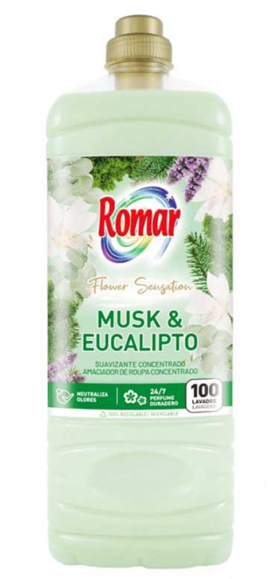 ROMAR SOFT WASVERZACHTER 2L MUSK & EUCALIPTO 100SC