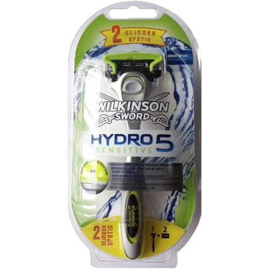 WILKINSON SCHEERMES HYDRO 5 SENSITIVE   + 3 MESJES (5 MESSEN)