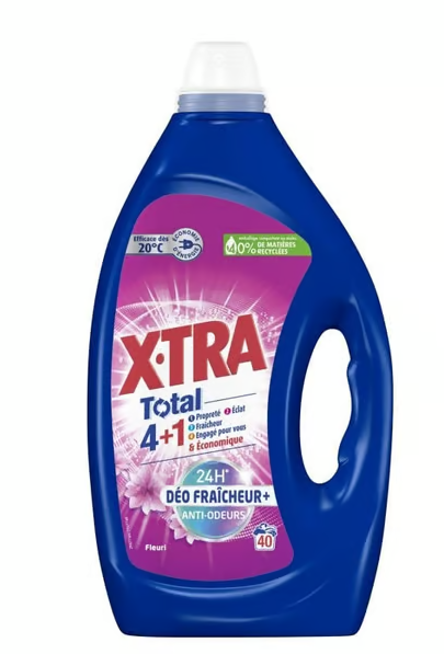 X-TRA VLOEIBAAR WASMIDDEL TOTAL 4+1 FLEURI DEO FRAICHEUR 1,80L 40SC