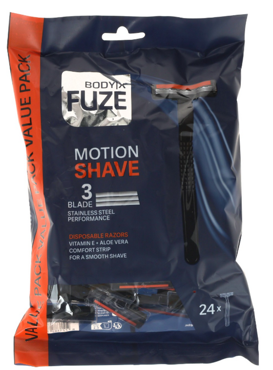 BODY-X FUZE 24 WEGWERPSCHEERMESJES 2-BLADE