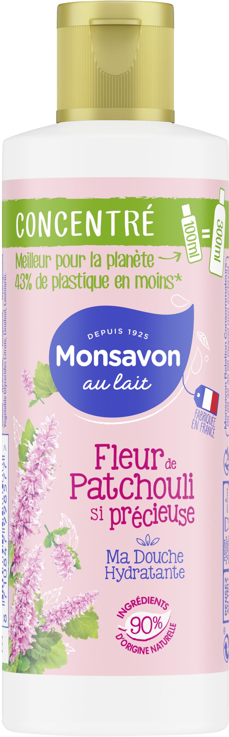 MONSAVON GEL DOUCHE 100ML CONCENTRE PATCHOULI