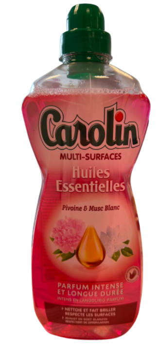 CAROLIN ALLESREINIGER HUILES ESSENTIELLES PIVOINE & MUSC BLANC 1L