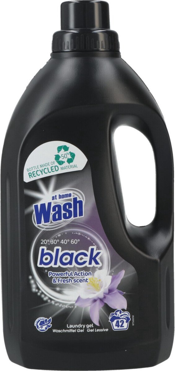 AT HOME WASH VLOEIBAAR WASMIDDEL 42SC 1,5L BLACK