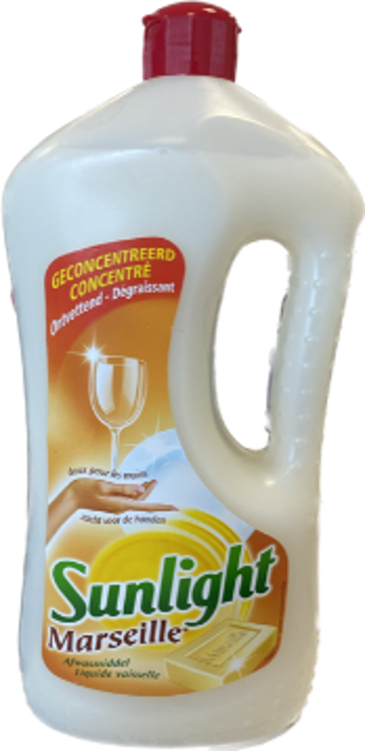 SUNLIGHT AFWASMIDDEL  MARSEILLE 1250ML ZACHT VOOR HANDEN