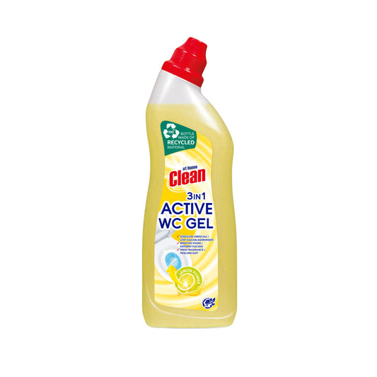AT HOME CLEAN TOILETREINIGER ACTIVE GEL LEMON 750ML