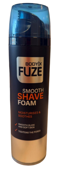 BODY-X FUZE SCHEERSCHUIM 200ML