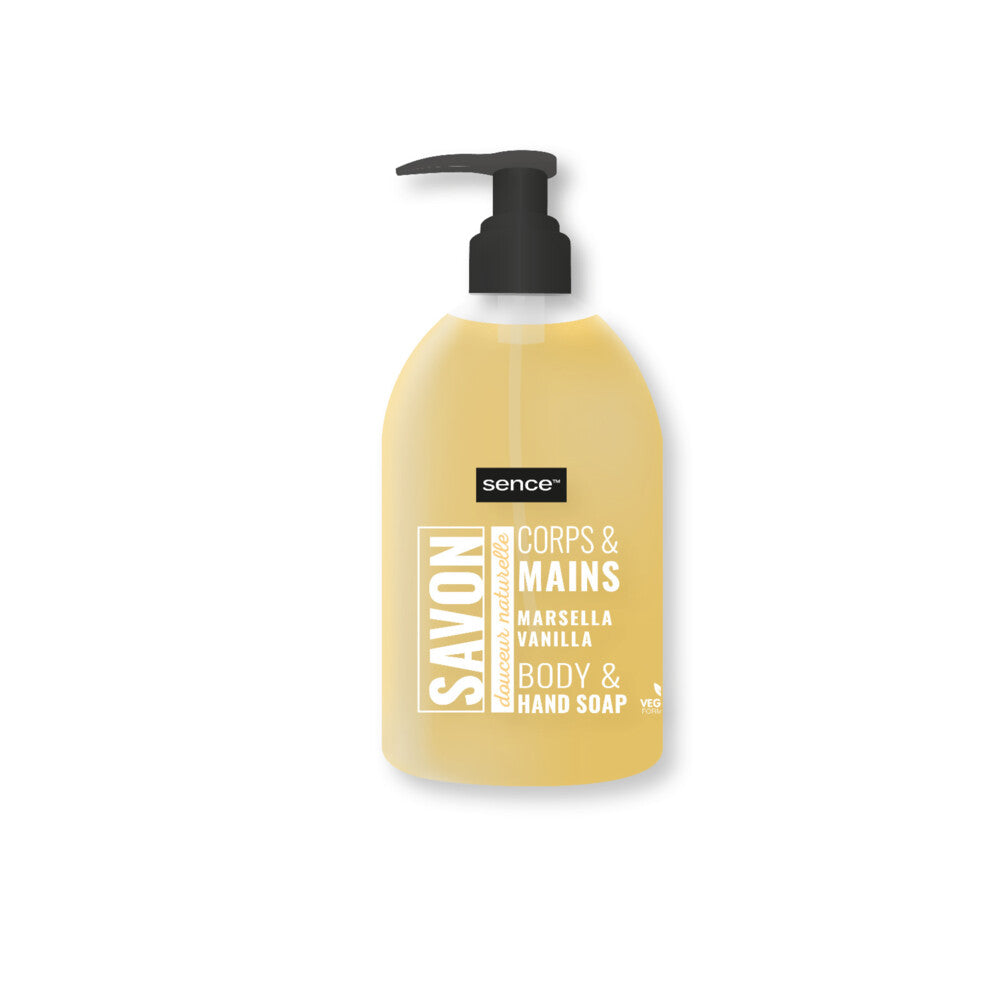 SENCE LICHAAM- & HANDZEEP MET POMP MARSELLA VANILLE 500 ML