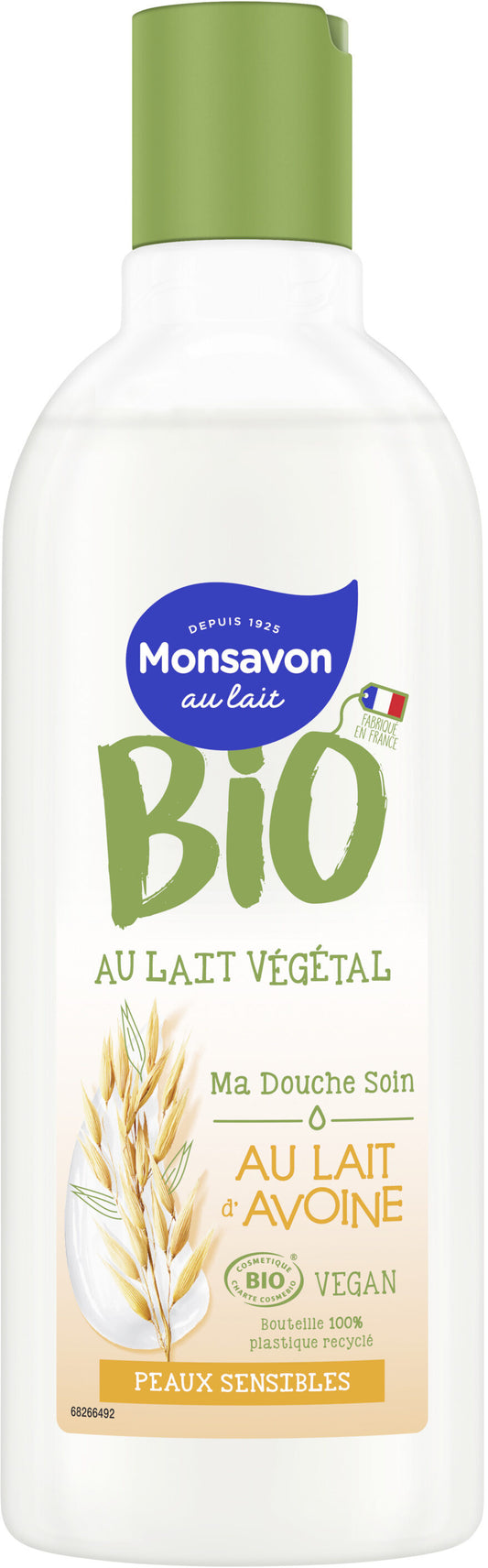MONSAVON BIO DOUCHE AU LAIT D'AVOINE 300ML PEAUX SENSIBLES