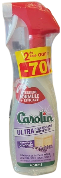 CAROLIN ONTVETTER SPRAY MARSEILLE & LAVENDEL LOT DE 2X650ML