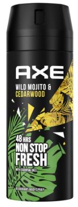 AXE DEODORANT SPRAY WILD MOJITO & CEDARWOOD 150ML