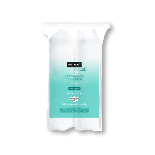 SENCE BEAUTY COTTON PADS 180GR  2 X 70 ST