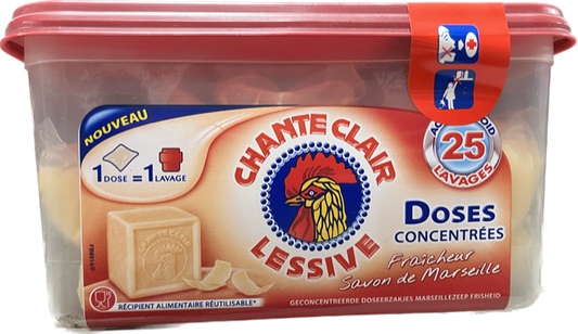 CHANTE CLAIR CAPS VLOEIBAAR WASMIDDEL 25 SC. 625 GR SAVON DE MARSEILLE