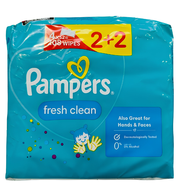 PAMPERS DOEKJES FRESH CLEAN 4X52ST