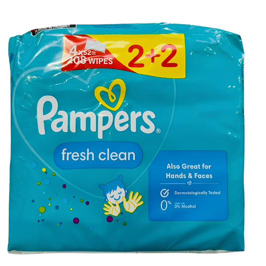 PAMPERS DOEKJES FRESH CLEAN 4X52ST