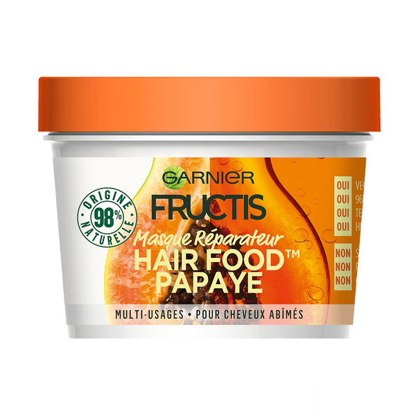 GARNIER FRUCTIS HAARMASKER 390ML HAIR FOOD PAPAYE
