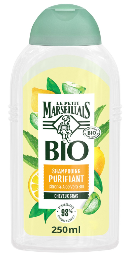 LE PETIT MARSEILLAIS SHAMPOO CITROEN & ALOE VERA 240ML VET HAAR