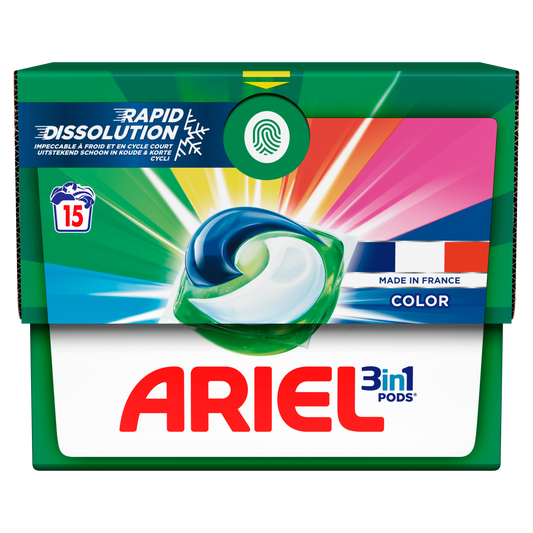 ARIEL 3 IN 1 PODS COLOR 15ST