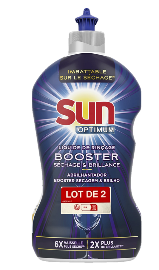 SUN OPTIMUM GLANSSPOELMIDDEL BOOSTER LOT DE 2 X 450ML