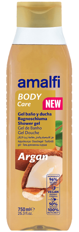 AMALFI DOUCHEGEL ARGAN  750ML