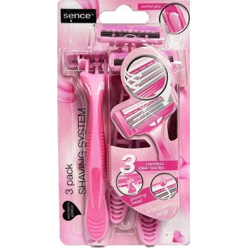 BODY-X FUZE WEGWERPBARE SCHEERMESJES 3ST COMFORT TRIPLE BLADES