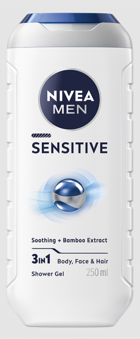 NIVEA MEN DOUCHE 3IN1 SENSITIVE 250ML