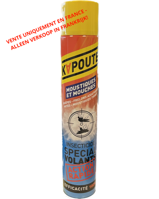 KAPOUTE INSECTICIDE 750ML    VLIEGENDE INSECTEN