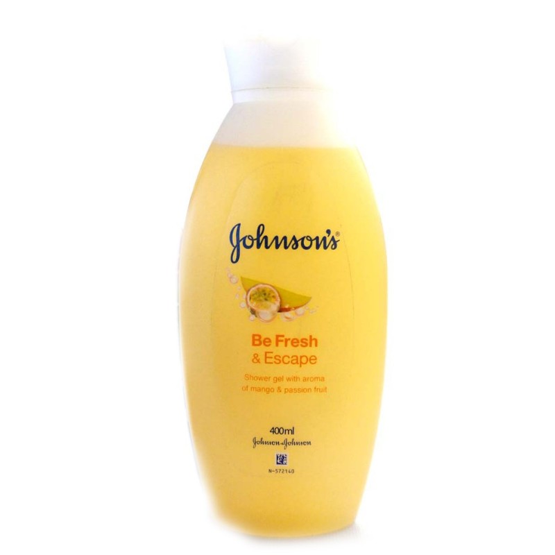 JOHNSON'S DOUCHE BE FRESH & ESCAPE MANGO  & PASSION FRUIT 400 ML