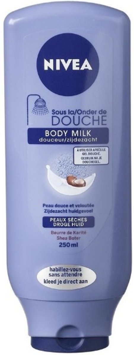 NIVEA BODY MILK ONDER DE DOUCHE 250 ML  SHEA BOTER
