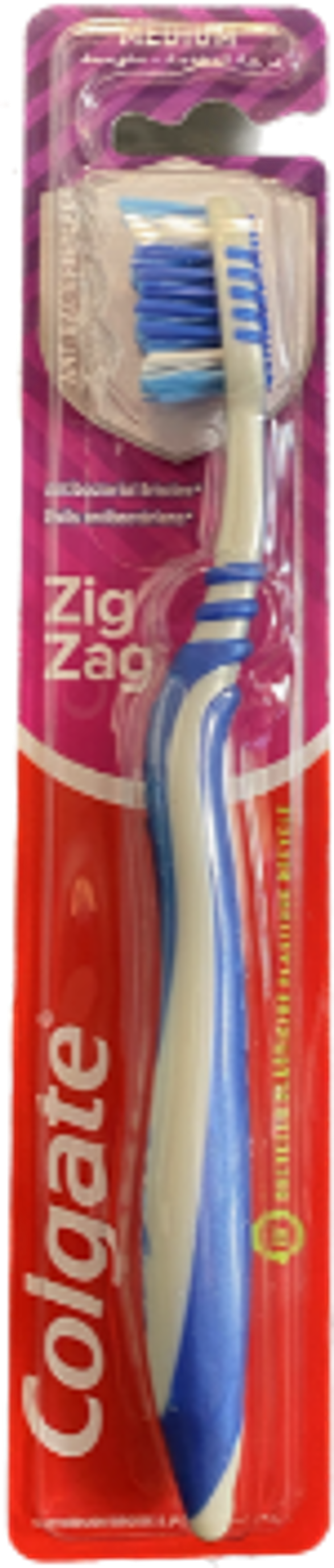 COLGATE TANDENBORSTEL ZIG ZAG  MEDIUM