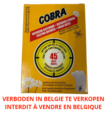 COBRA ELEKTRISCHE DIFFUSER + LIQUID REFILL 30ML MUG