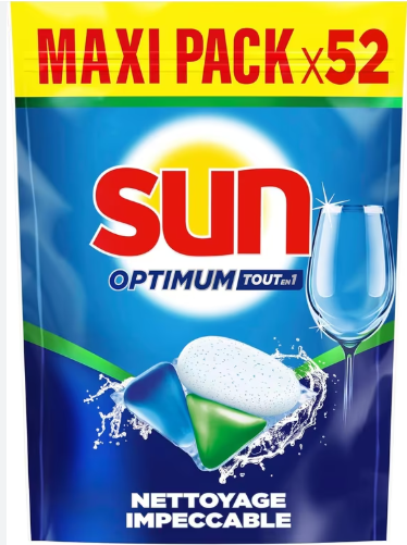 SUN OPTIMUM VAATWASTABLETTEN 52ST TOUT EN 1
