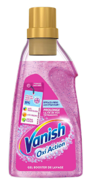 VANISH OXI ACTION STAIN REMOVER 1,5L GEL PINK GOLD