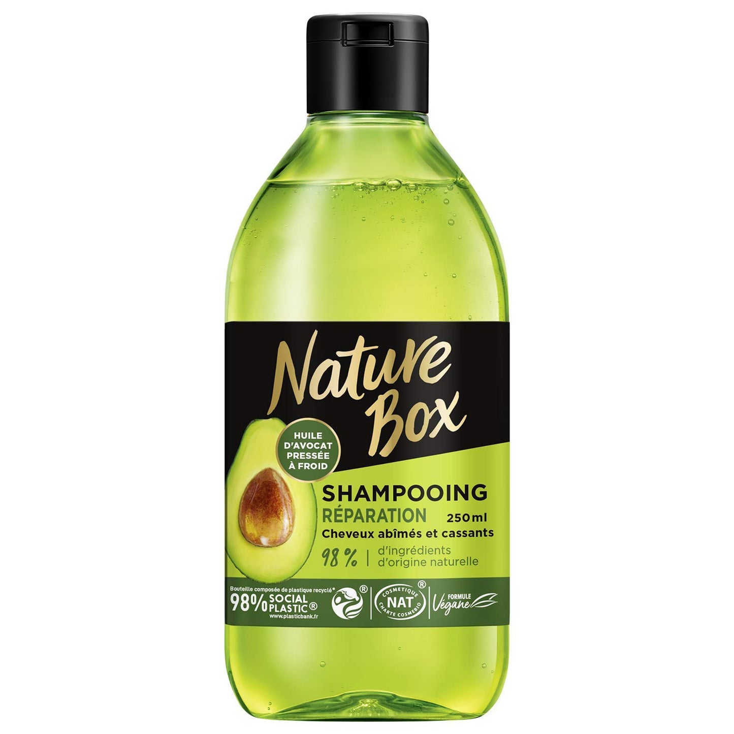 NATURE BOX SHAMPOO 250ML HUILE D'ADVOCAT