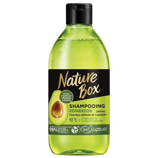 NATURE BOX SHAMPOO 250ML HUILE D'ADVOCAT