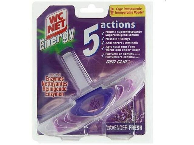 WC NET MAXI BLOC ENERGY MET ANTI KALK   LAVENDELFRIS 38 GR